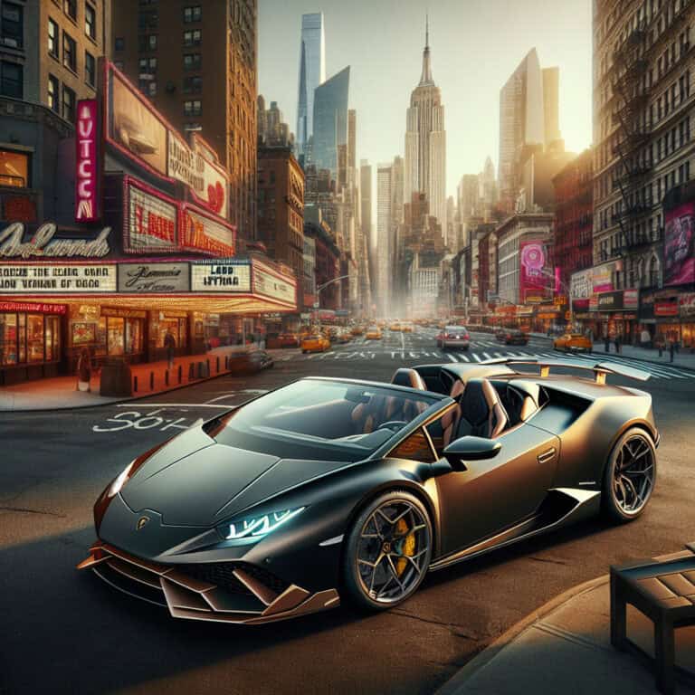 unleashing luxury: experience the lamborghini huracán evo spyder with bubz limos nyc