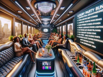 10 must have amenities in your nyc party bus rental