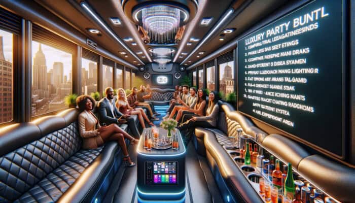 10 must have amenities in your nyc party bus rental