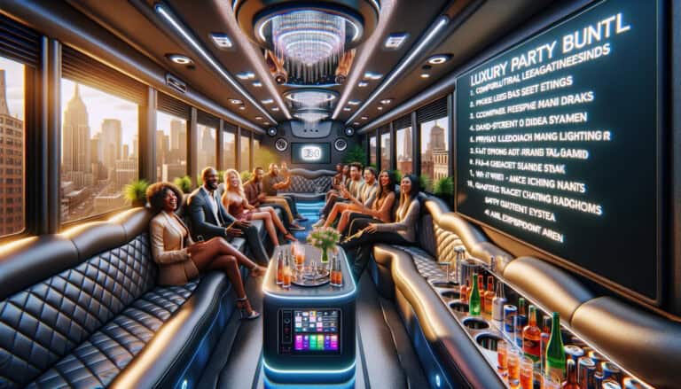 10 must have amenities in your nyc party bus rental