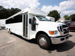 30 passenger party bus w/bathroom