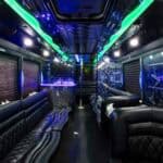 30 passenger party bus w/bathroom