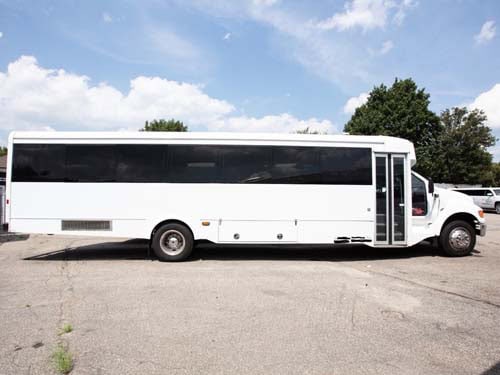 30 passenger party bus w/bathroom