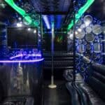 30 passenger party bus w/bathroom