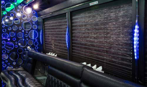 30 passenger party bus w/bathroom