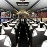 56 passenger luxury coach bus