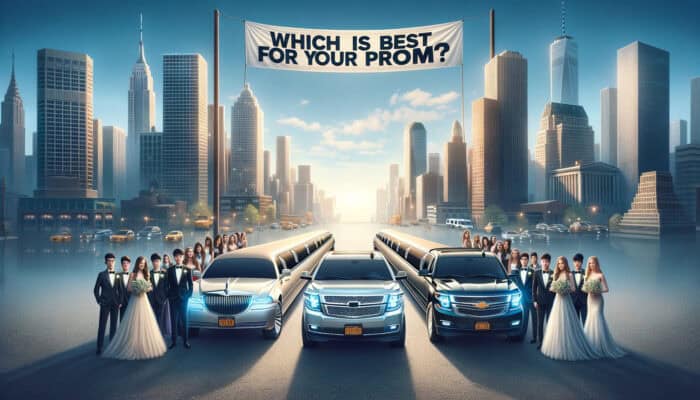 stretch limo vs. suv: which is best for your nyc prom?