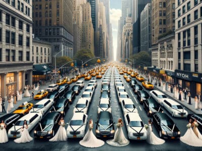 why more nyc brides are choosing black limos over white