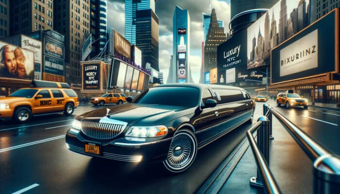 black limousine car rentals luxury nyc transport bubz