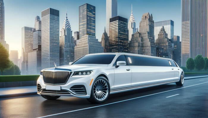 elegant white limo rentals bubz limousine ny