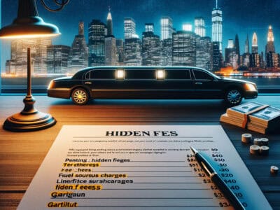 hidden fees to watch out for when renting a limo in new york