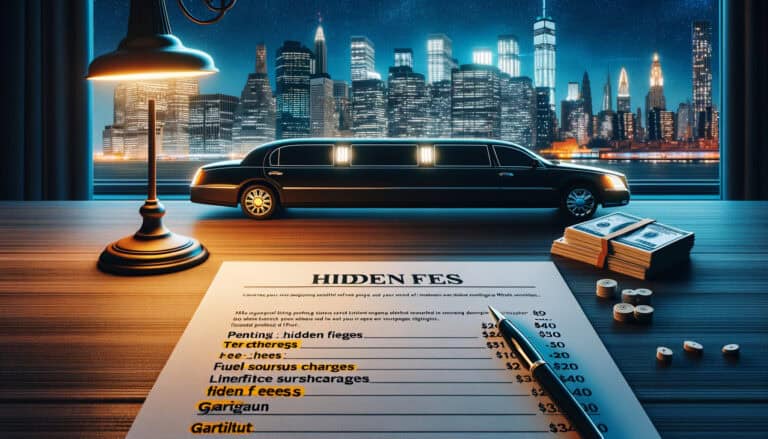 hidden fees to watch out for when renting a limo in new york