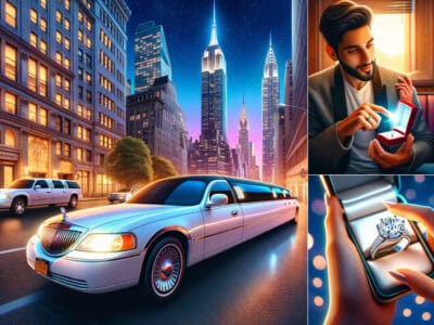 how to get a luxury limo for a nyc proposal?