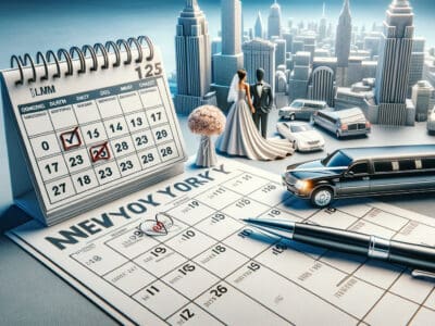 when should i book a limo for a nyc wedding?