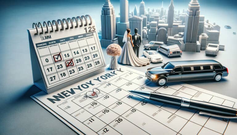 when should i book a limo for a nyc wedding?