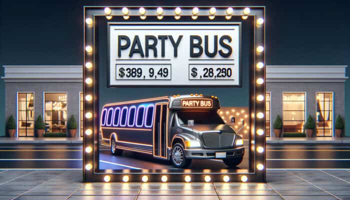 what is the cost of a party bus from bubz limos