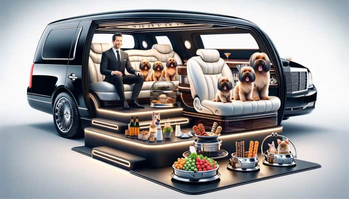 more than a ride the pampered pet experience with bubz limousine