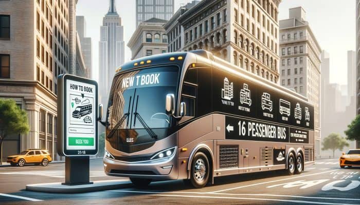 how to book a 16 passenger bus for your nyc tour bubz limos nyc