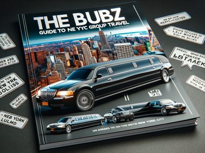 NYC group travel guide featuring black stretch limousine