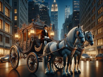 your chariot awaits ride into nyc in style