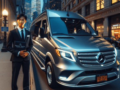 luxury mercedes sprinter van rental nyc with chauffeur