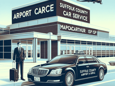 suffolk county airport car service for macarthur isp