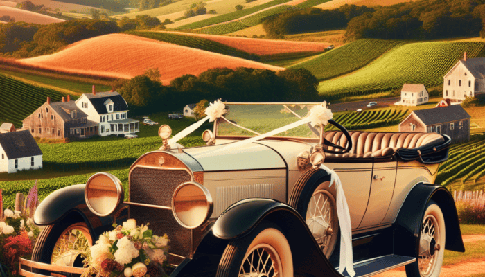 antique car rentals for weddings in suffolk county