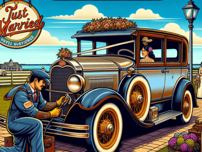 best antique car service for long island weddings