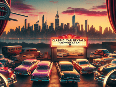 classic car rentals for movies and film nyc