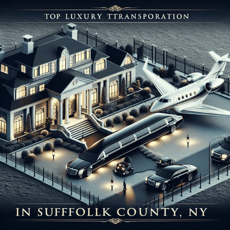 Luxury mansion with jet and limousine in Suffolk County