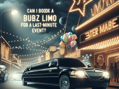 Can I book a Bubz limo for a last-minute event?