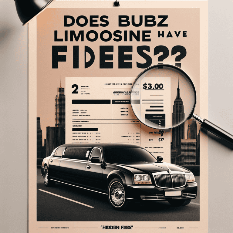 Limousine invoice with magnifying glass highlighting hidden fees