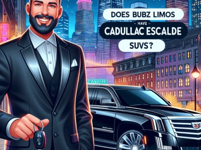 Man holding keys beside black Cadillac Escalade SUV