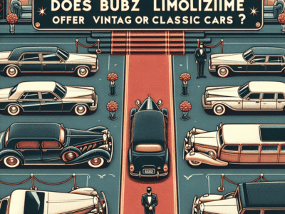 Vintage and classic limousines on red carpet display