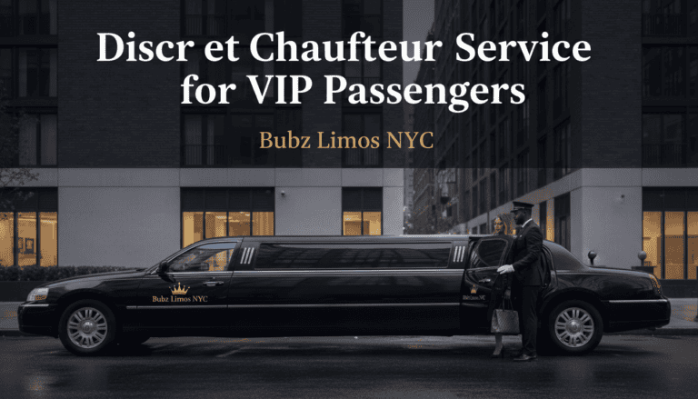 Chauffeur opening limousine door for VIP passenger