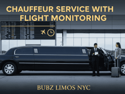 Chauffeur Service with Flight Monitoring - Bubz Limos NYC