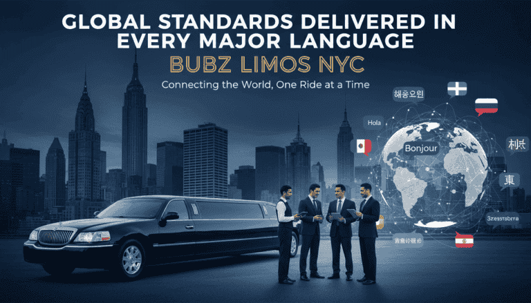 NYC limousine service promoting global multilingual transportation
