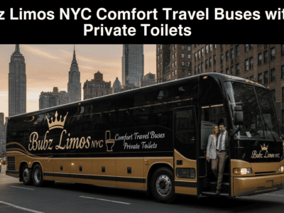 Bubz Limos NYC Comfort Travel Buses with Private Toilets