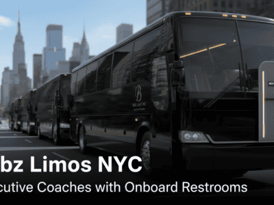 Bubz Limos NYC Executive Coaches with Onboard Restrooms