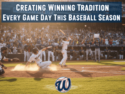 Baseball player slides into home before cheering crowd