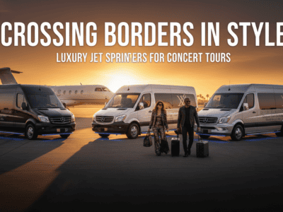 Crossing borders in style with luxury jet sprinters available for concert tours state by state