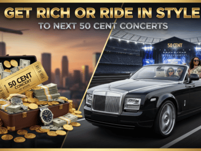 Get rich or ride in style to the next 50 cent concerts