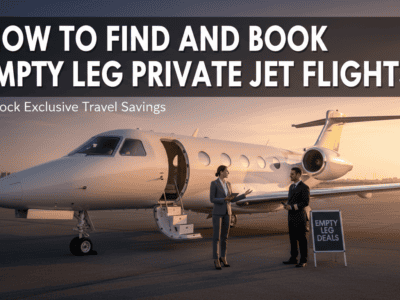 How To Find And Book Empty Leg Private Jet Flights