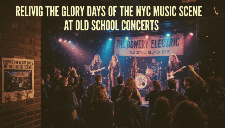 Band performing at NYC old school reunion concert