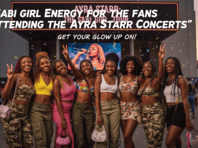 Sabi Girl energy for the fans attending the ayra starr concerts