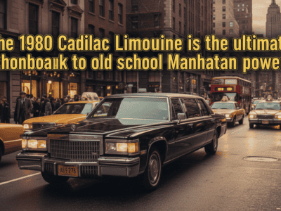The 1980 Cadillac Limousine is the ultimate throwback to old school Manhattan power