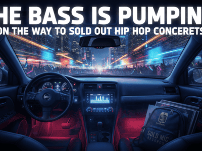 The bass is pumping on the way to the sold out Hip hop concerts