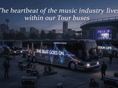 The heartbeat of the music industry lives within our Tour buses