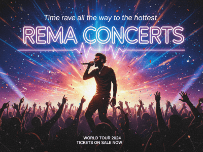 Time to rave all the way to the hottest Rema concerts