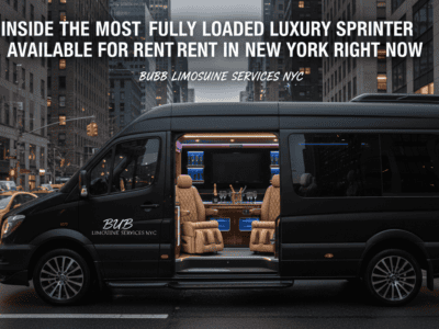 Inside the Most Fully Loaded Luxury Sprinter Vans Available for Rent in New York Right Now - Bubz Limousine Services NYC